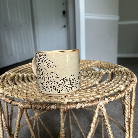 Starbucks Coffee Company 2013 Brown 14oz Leaves Leaf 3 1/2" Tall Mug - Picture 3 of 8